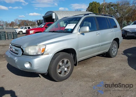 2004 Toyota Highlander V6 z USA, uszkodzony, nr VIN JTEDP21AX40009256